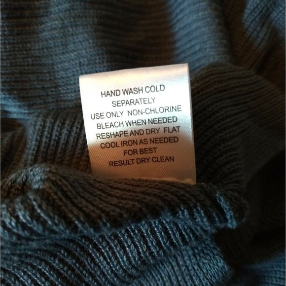 Hippie Rose Womens Sweater Size XL Blue Ash Cross Back Detail Side Split - Picture 6 of 7